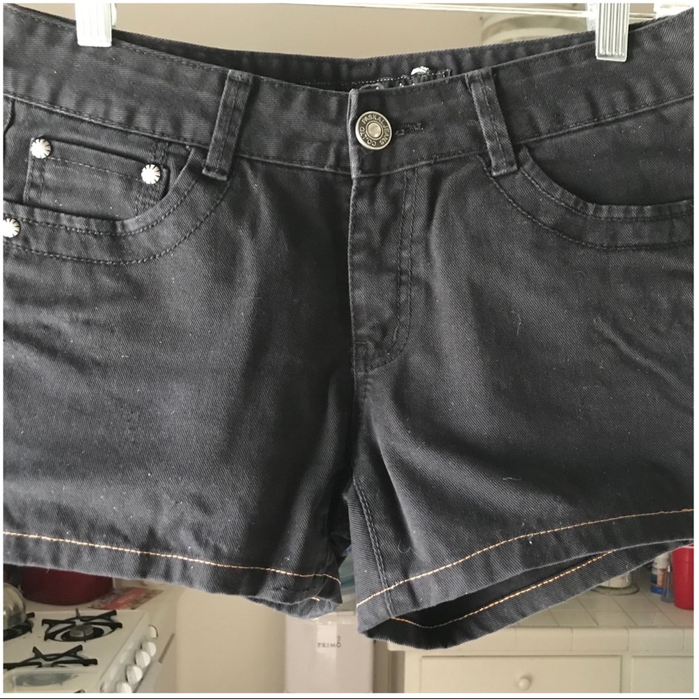 PASKAL Black Denim Shorts🖤